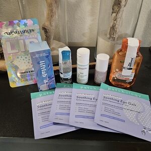 Beauty Bundle-Eye Mask, Lip Mask, Micellar Water, Toner, Sculpting Serum